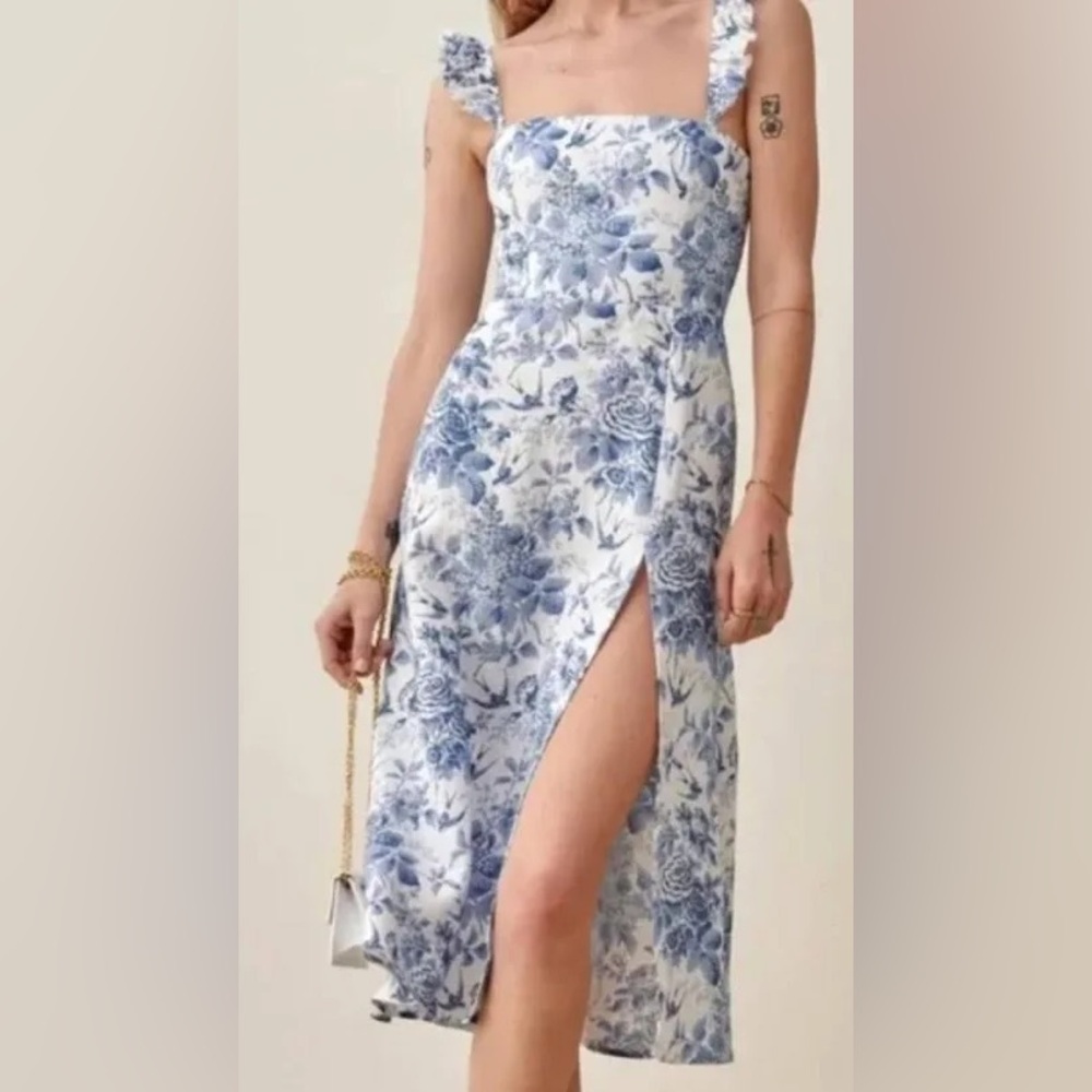 Reformation Spaulding Asymmetrical Dress